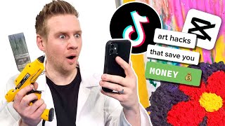 Did I find the BEST TikTok Art Hacks?! by Jazza 296,989 views 2 months ago 15 minutes