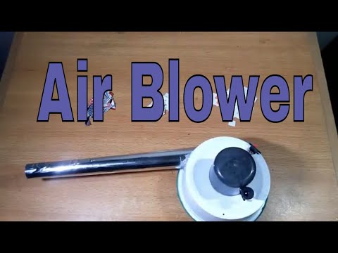 How to Make Powerful Air Blower handmade air blower