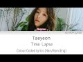 Taeyeon (태연) - Time Lapse Colour Coded Lyrics (Han/Rom/Eng)