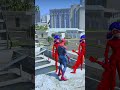 The Minions Strike Back: GTA 5 Ragdoll War With Spider-Man ! Ep 203 #funnyspiderman #gtav #shorts