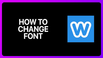 How To Change Font In Weebly Tutorial