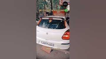 SWIFT PILLER LIGHT+ METRIX BLACK LIP SPOILER 🔥👌#cars #carlover #carshorts #swift #suzuki #modified