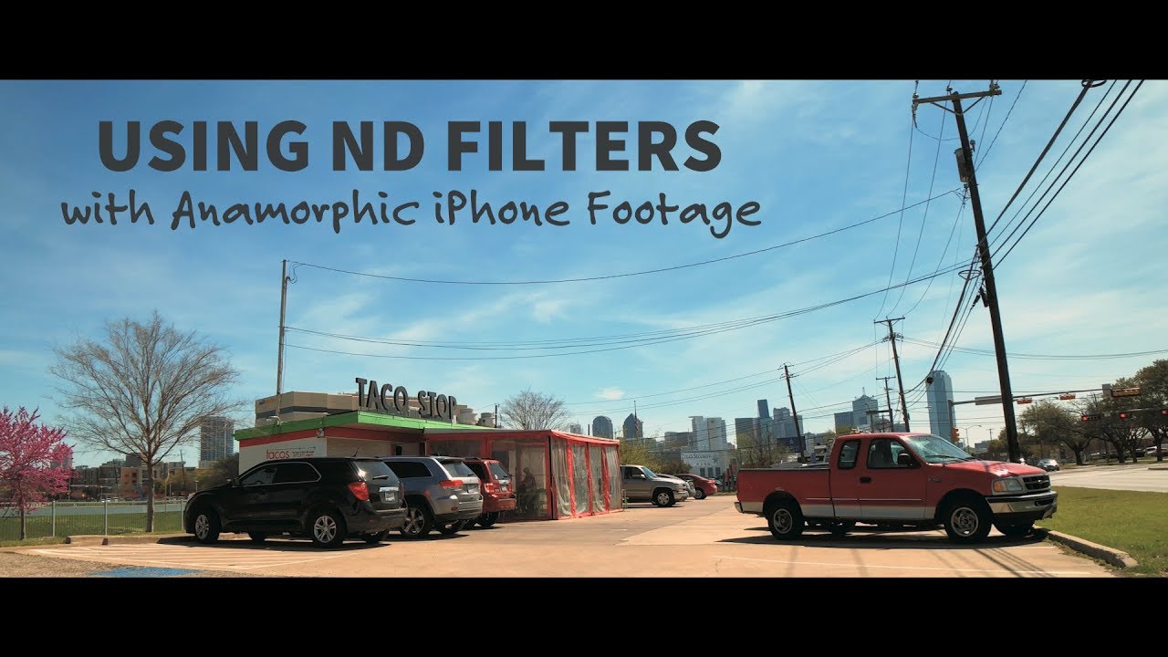 Using Nd Filters With Anamorphic Iphone Footage