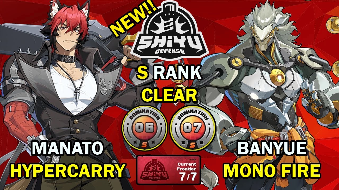 NEW Shiyu Defense! | 🔥Manato & Banyue!🔥 | Node 6-7 S Clear | Zenless Zone Zero ZZZ 2.4【ゼンゼロ】
