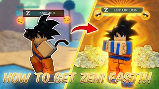💲How To Get Zeni FAST! 🤑GLITCH! - Roblox Dragon Ball Final Remastered