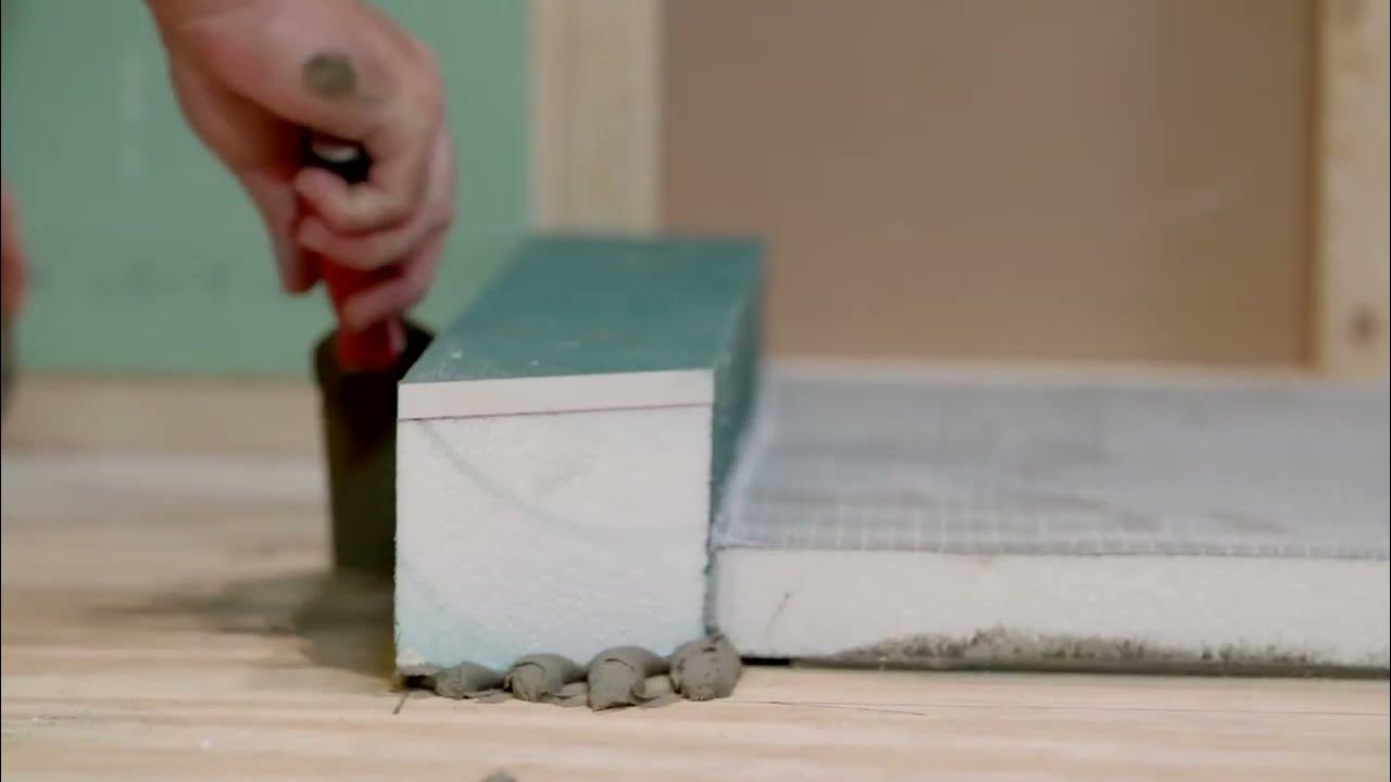 How to Install a KBRS Shower Curb YouTube