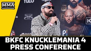 Full BKFC Knucklemania 4 Press Conference | Mike Perry vs. Thiago Alves | MMA Fighting