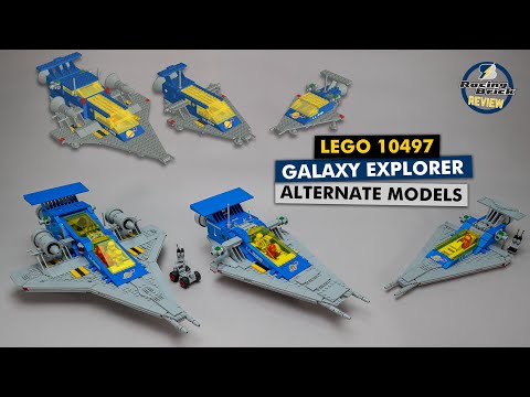 LEGO Icons 10497 Galaxy Explorer official alternate models detailed building review