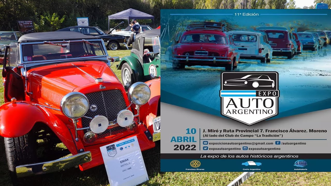 Expoauto argentino 2022. Exposición de autos argentinos 2022, en Buenos