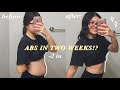 ABS IN 2 WEEKS?! I tried chloe tings ab workouts (it worked)