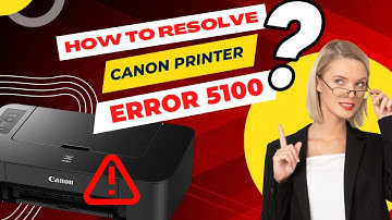 Hoe los ik Canon printerfout 5100 op? #canonprinter #printertales #printer