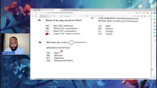 Information Technology Speed Run 60 Multiple Choice Questions (CSEC REVISION)