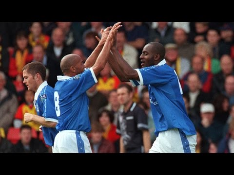 Dele Adebola's solo effort v Watford | 10.10.1998 football score