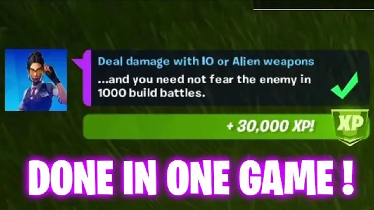 Deal Damage With IO Guards Or Alien Wepon.... Fortnite quest