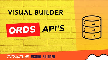 How to create and use ORDS REST API for database table in Oracle Visual Builder application VBCS