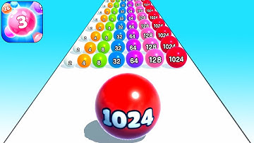 📌Satisfying Mobile Game Max Levels - Marble Run, Roof Rails, Tall Man Run, Ball Run 2048, Juice Run.