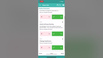 Clock Out Process with Client Signature