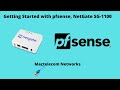 Getting started with pfsense and netgate SG-1100
