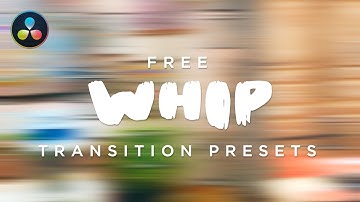 [New In 2022 : Saving And Using Power Bins] Free Whip Transitions | DaVinci Resolve 17