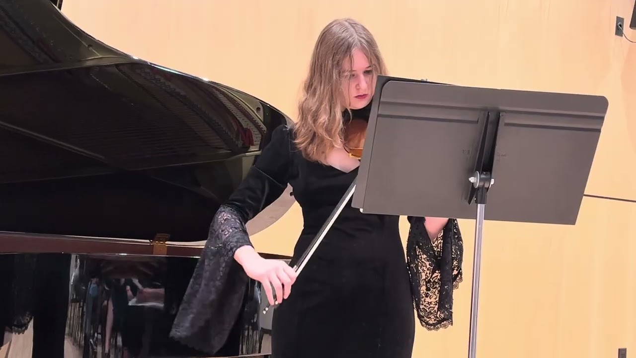 Nina’s recital - Dvorak sonatina in G op100 allegro risoluto Mozart violin concerto no 5 in A major 