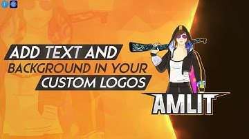 How to add Text and Background in your mascot/custom logos | Mascot text tutorial | pstouch