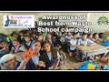Awareness of best from wastemayuraksham craftsschool time campaign