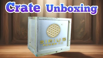 Safe and Stylish: The Custom Wooden Crate for your Gaming PC by SiriusPowerPC!