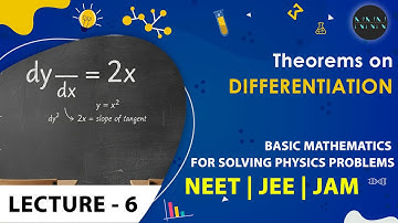 Lecture 6: Diff Theorems Explained | Constant, Power, log x, eˣ, uv & u/v| Newton Nation by Narmadha