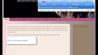Using the Web Presence Builder