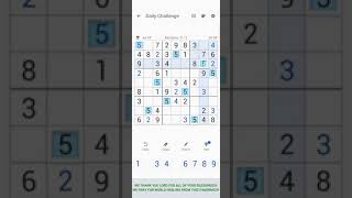 30 JULY 2021 - SUDOKU DAILY CHALLENGE screenshot 4