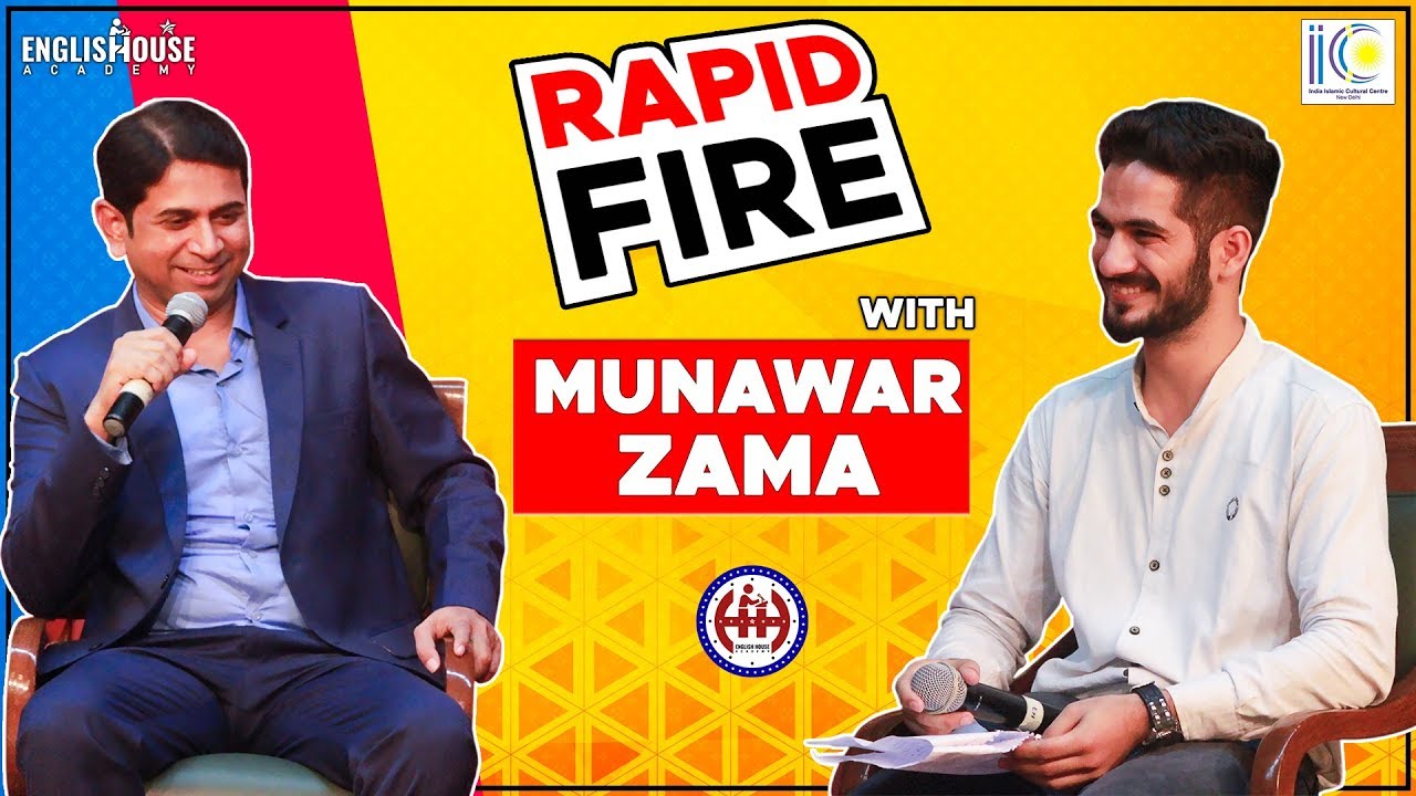 Rapid Fire With International Trainer & Motivational Speaker Munawar Zama @ IICC New Delhi Interview