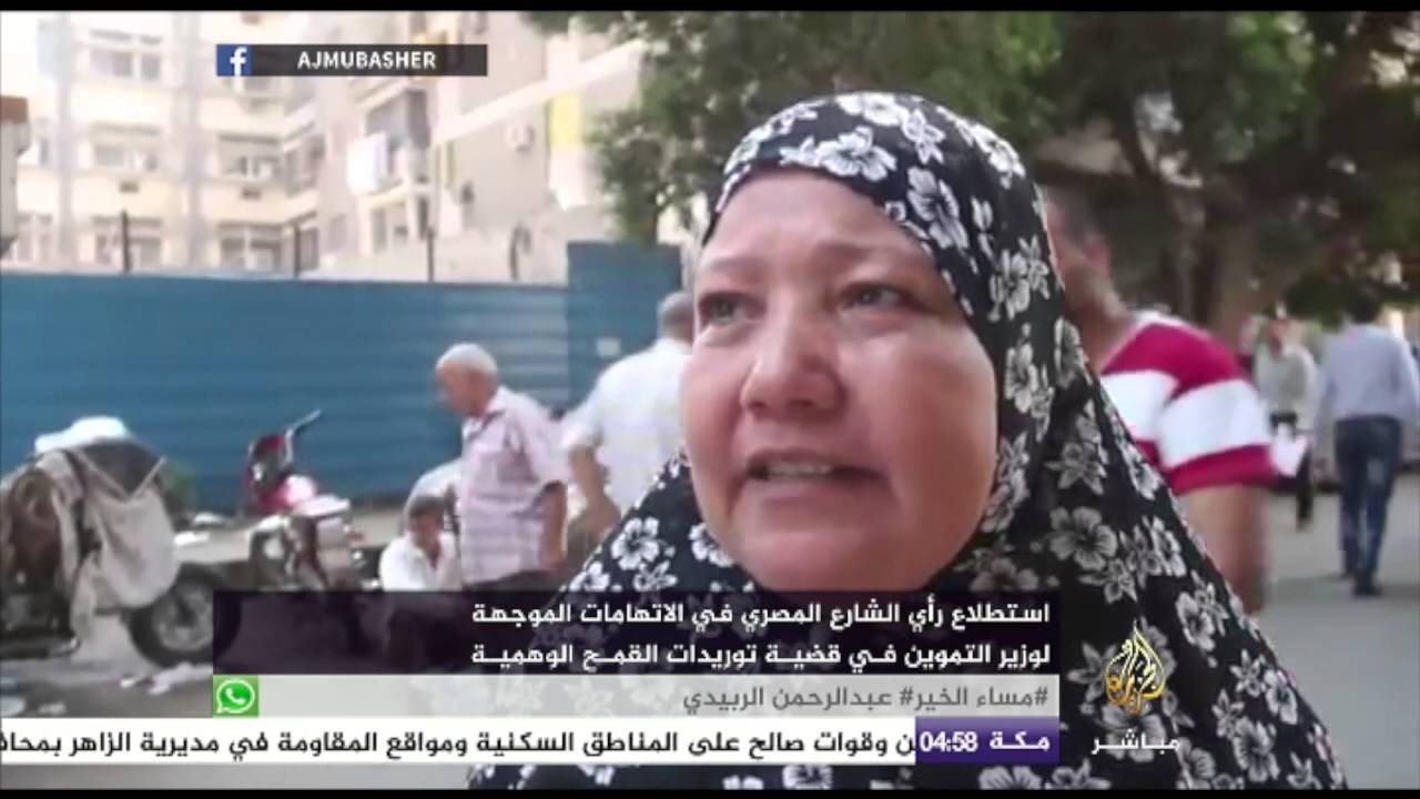 ما رأي الشارع المصري في الاتهامات الموجهة لوزير التموين في قضية توريدات القمح الوهمية؟