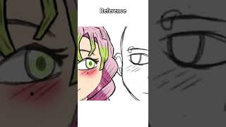 reference X result#mitsurikanroji#reference#desenho#shorts