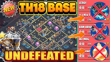 BEST-10 STRONG TH18 LEGEND BASE WITH COPY LINKS ||TH18 ANTI 3 STAR BASE ||TH18 RANK BATTLE BASE 2025