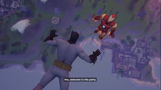 Batman in  Fortnite Galactus event.