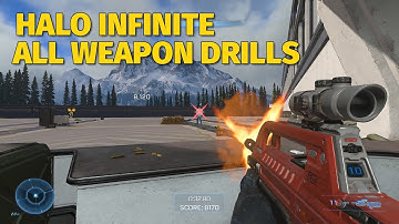 Halo Infinite Gameplay - All Weapon Drills