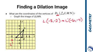 G Section 9-6 Dilations in the Coordinate Plane