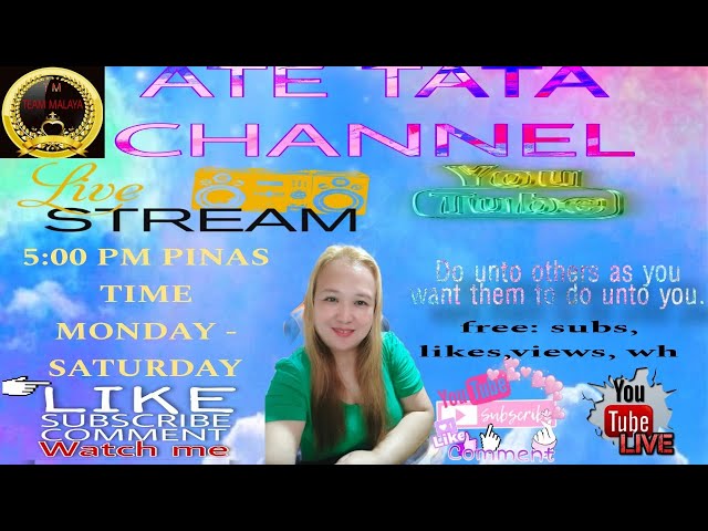 ATETATA CHANNEL #livestream  204 #paangatprogram class=