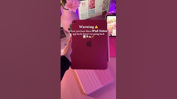 Once you learn these iPad Notes app hacks, there’s no going back #ipadhacks #notesapp #ipadnotes
