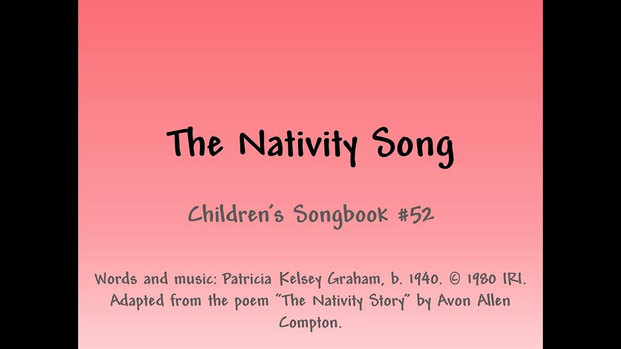 The Nativity Song Slideshow with Lyrics YouTube