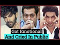 Bollywood Actors Who Were Seen CRYING IN PUBLIC | Salman Khan,Shahrukh Khan, Ranveer Singh,Aamir