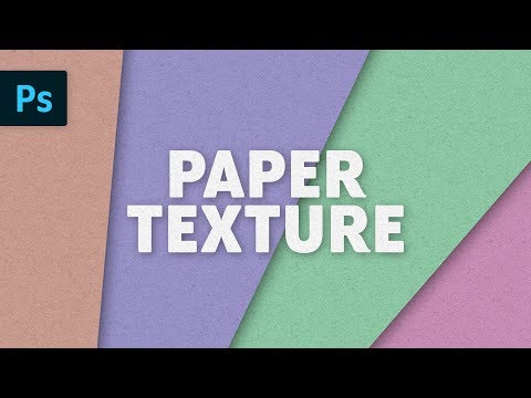 Video: Jak Vytvořit Texturu Papíru V Adobe Photoshopu