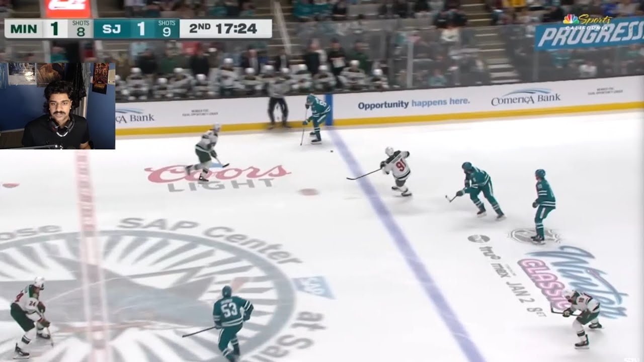 Безумная перестрелка | Реакция на матч «Уайлд» против «Шаркс» | Обзор матчей НХЛ | 31 декабря 202...