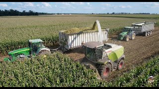 Chopping Corn Silage & Pumping Cow Manure near Greensburg Indiana -  Hulbosch Dairy