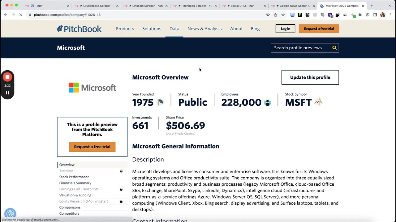 AI Powered Company Research Agent - 