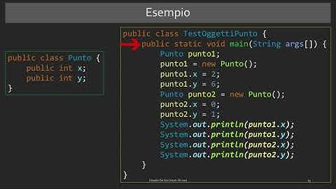 Impara a programmare da zero con Java 17 - Lezione08 - Classi ed oggetti
