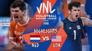 NED vs. USA - Highlights Week 4 | Men's VNL 2021