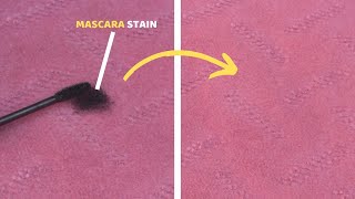 How to Remove Mascara Stains from Carpet Like a Pro