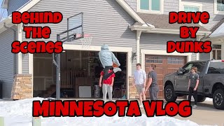 MINNESOTA VLOG! Behind The Scenes, Bleached Hair, Drive By Dunks and More! Ft: Dylan Haugen