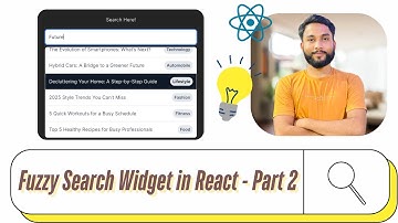Create a Fuzzy Search Widget in React Using Fuse.js & Framer Motion | Step-by-Step Guide | Part 2/2